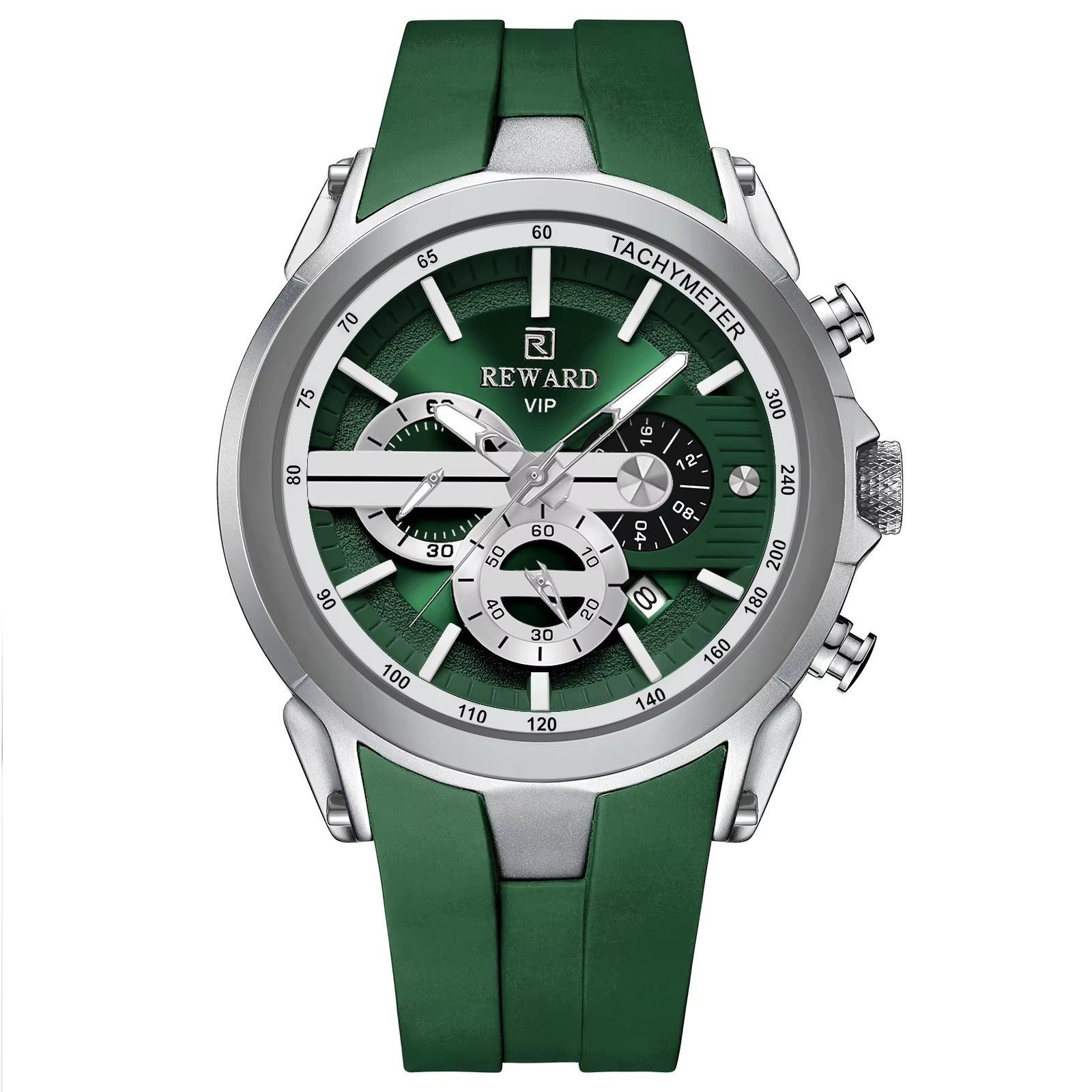 Montre Homme REWARD VIP Chronographe — Édition Sport Prestige | Bracelet Silicone