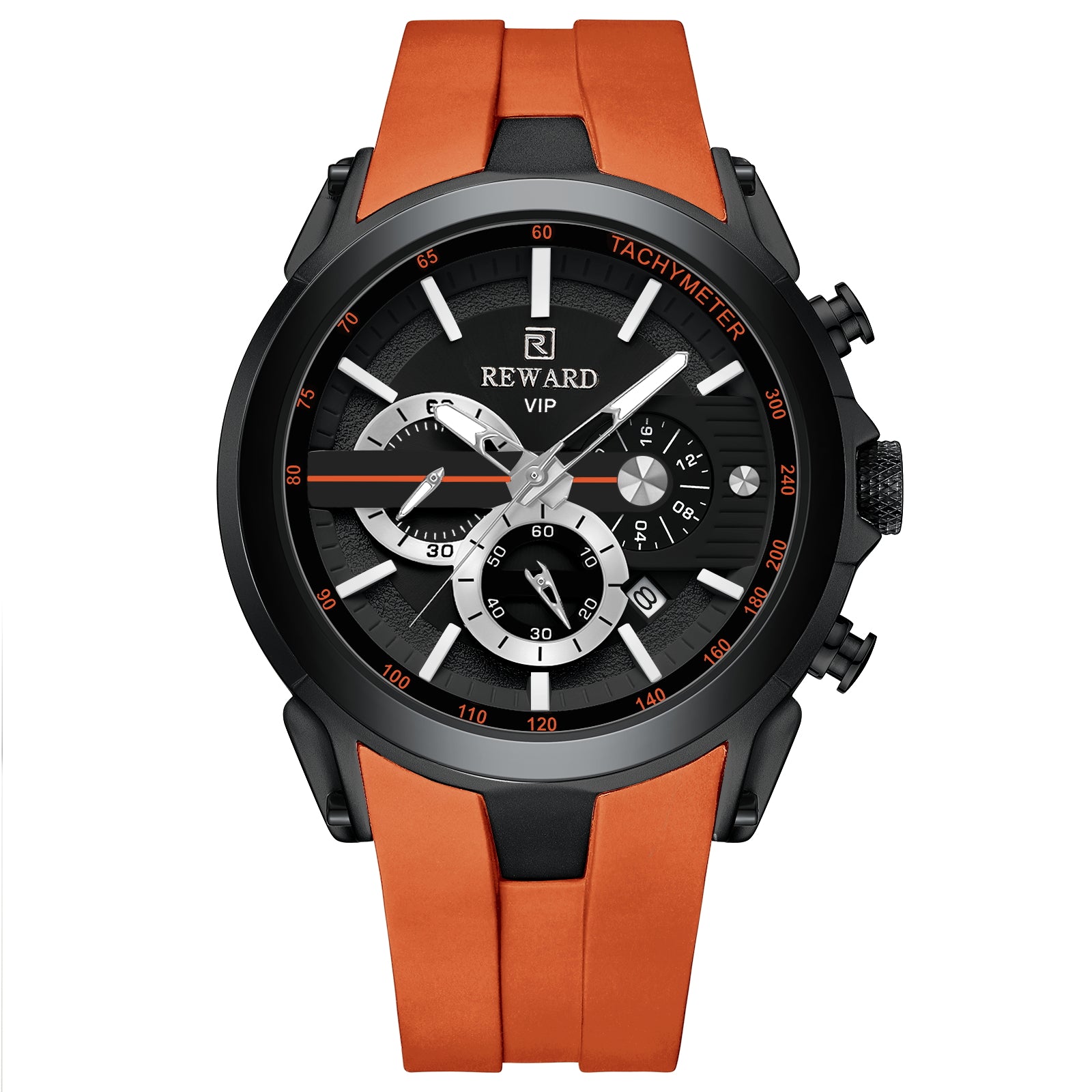 Montre Homme REWARD VIP Chronographe — Édition Sport Prestige | Bracelet Silicone