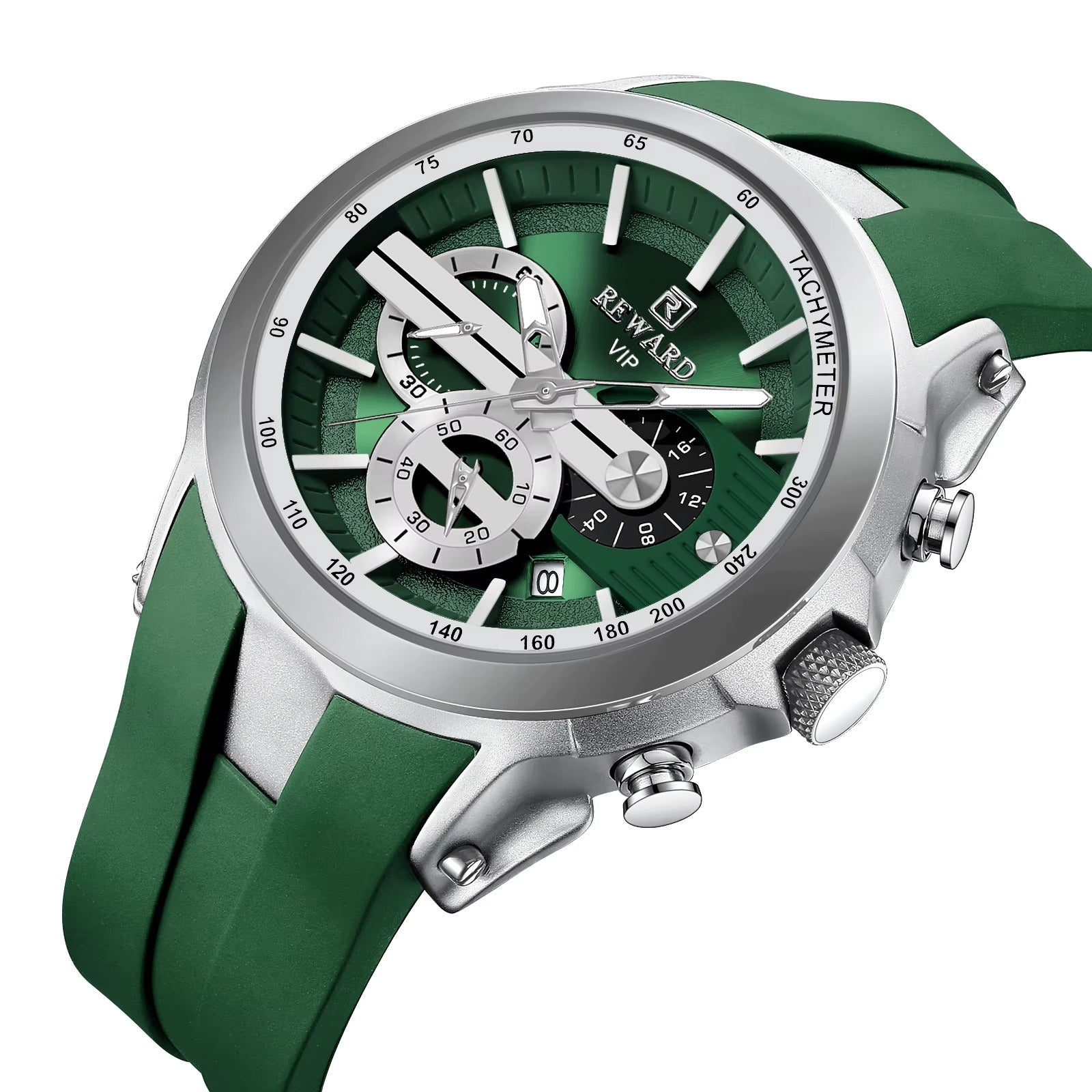 Montre Homme REWARD VIP Chronographe — Édition Sport Prestige | Bracelet Silicone